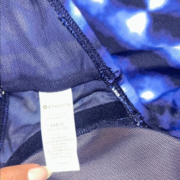 ATHLETA Mashiko Kata Wrap Cup Bikini Bra 34 B/C and bottoms - Picture 13 of 13